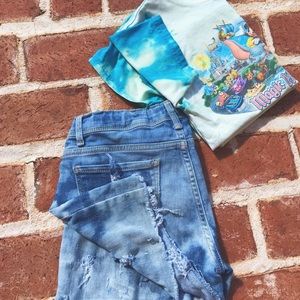 ‼️50%off‼️Jordache distressed washed jean shorts